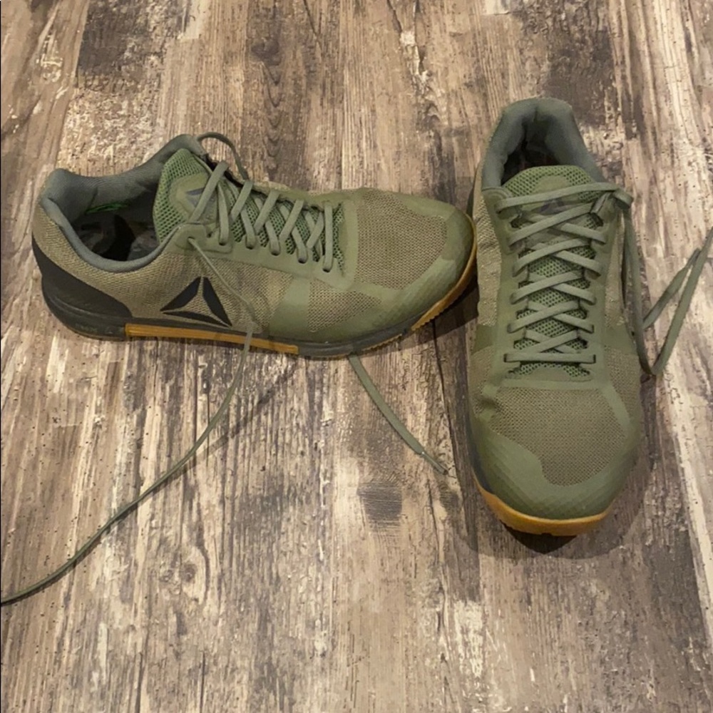 Forest green Reebok Shoes Size 11